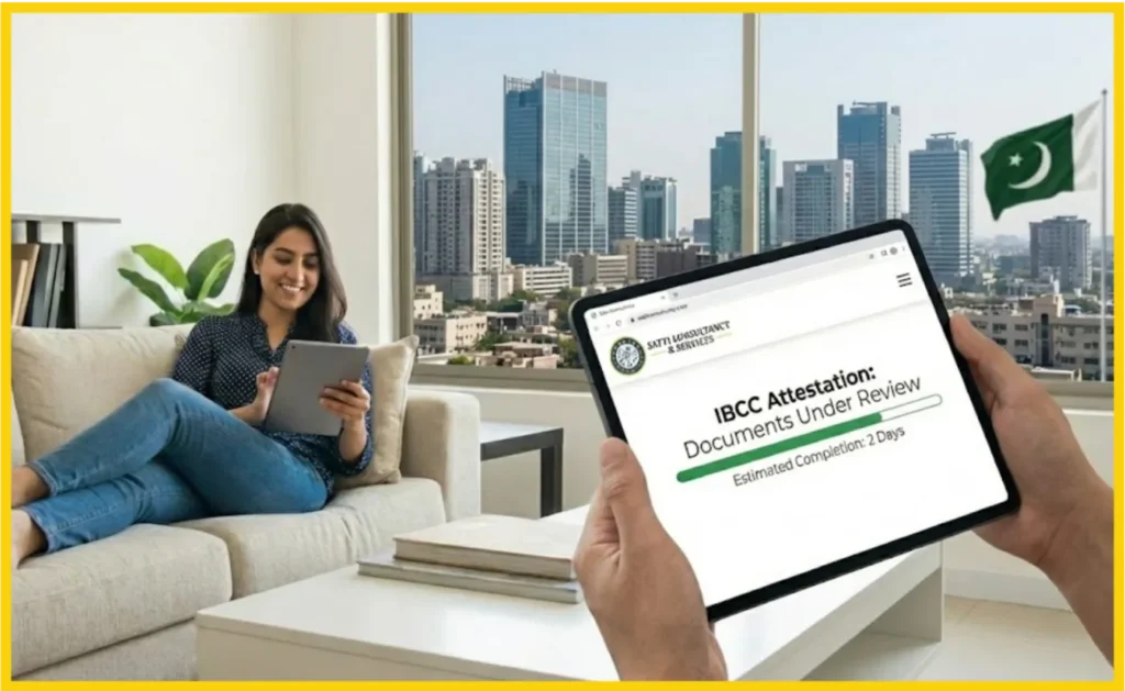 Online IBCC attestation tracking with real time status updates