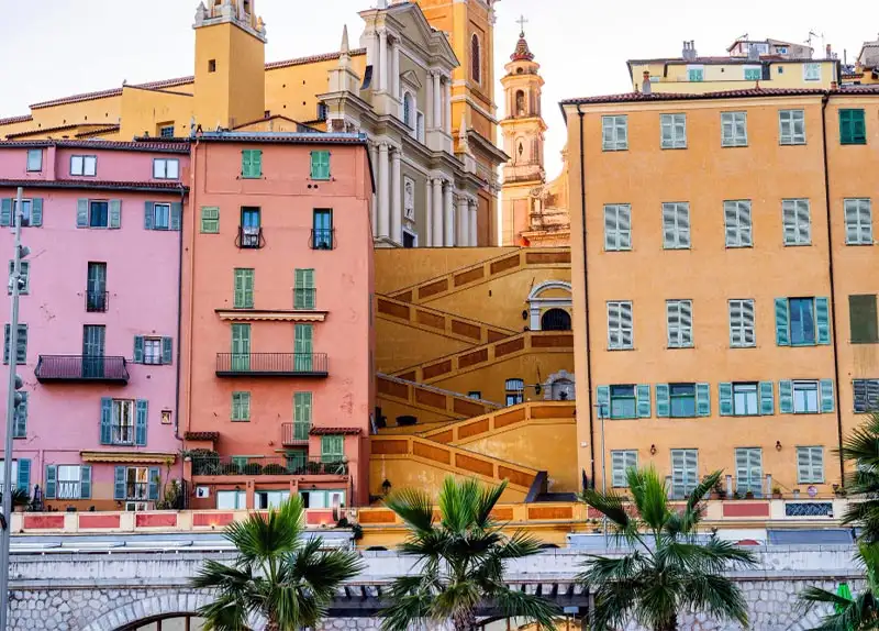 Colorful Italian architecture for Italy visa application guidance