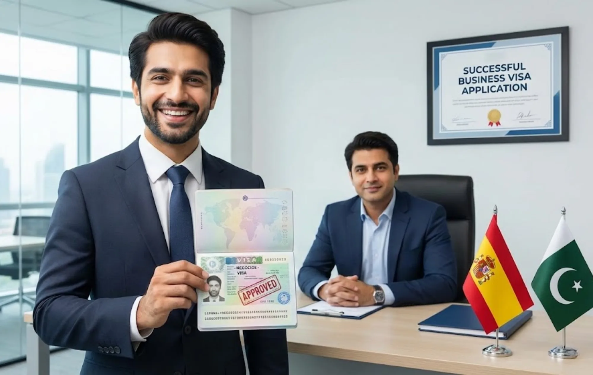 Spain business visa approval office