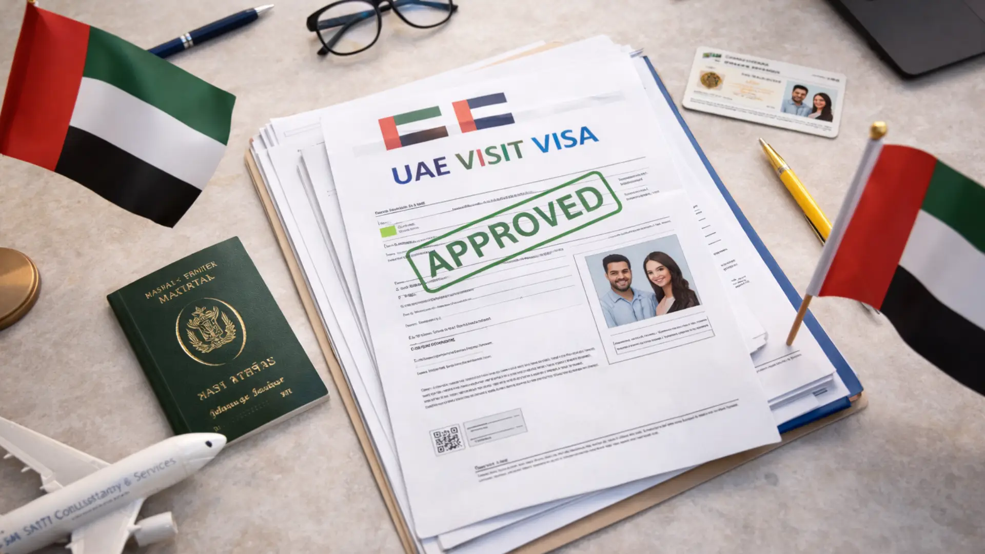 Approved UAE visit visa with Pakistani passport